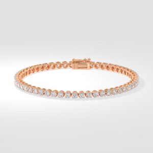 .08 Ct Crown Tennis Bracelet