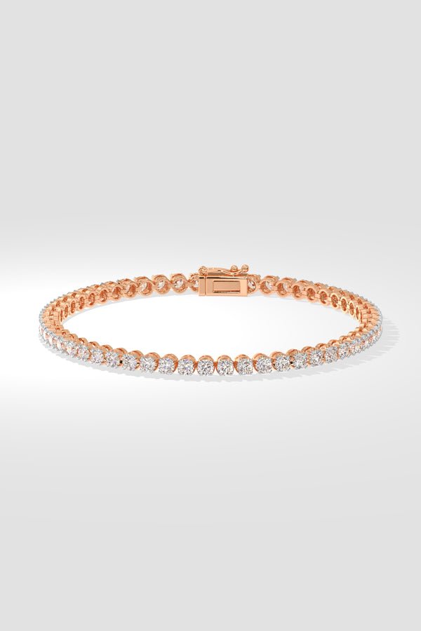 .08 Ct Crown Tennis Bracelet