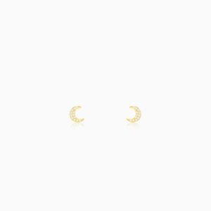 Anushka Sharma Golden Crescent Zircon Earrings
