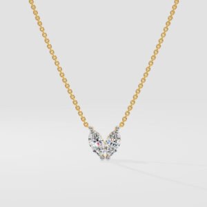 Marquise Heart Duo Necklace