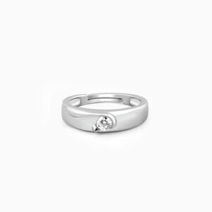 Silver Fibonacci Ring For Him