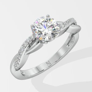 1 ct Infinity Solitaire Ring