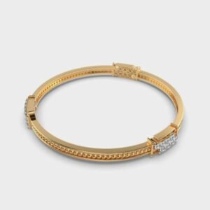 Cool Waves Diamond Bangle