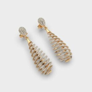 Spiral Magic Diamond Danglers