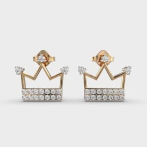 Diamond Crown Kids Studs