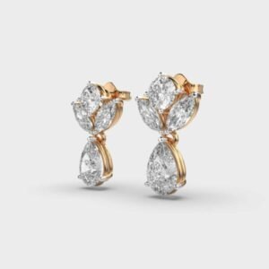 Serene Drop Diamond Earrings