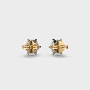 1 5 Carat Round Solitaire Studs