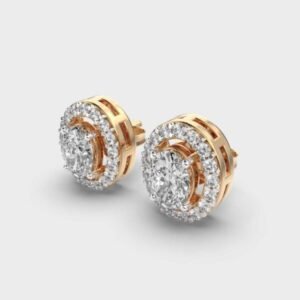 Classic Oval Diamond Studs