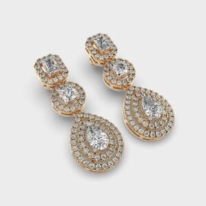 Luminous Cosmos Diamond Danglers