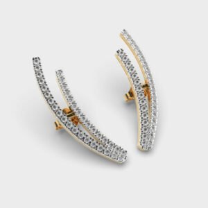 Enchanting Arc Diamond Earrings