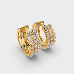 Ever Charming Diamond Hoops
