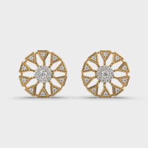 Graceful Daisy Diamond Studs