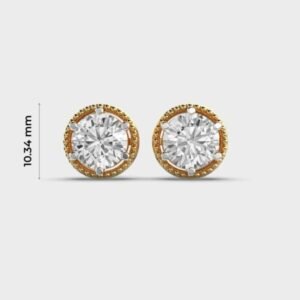 Orbed Charms Diamond Studs