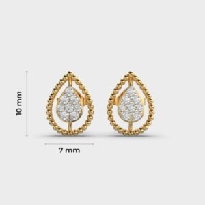Bounded Dew Diamond Earrings