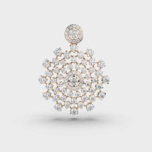 Sparkling Nebula Diamond Pendant Without Chain