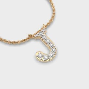 Joyful J Diamond Pendant Without Chain