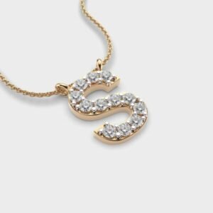 Soulful S Diamond Pendant Without Chain