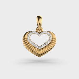 Ripples Of Love Diamond Pendant Without Chain