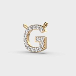 Gleeful G Diamond Pendant Without Chain
