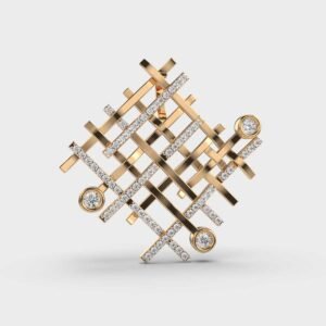 Merry Mesh Diamond Pendant Without Chain