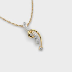 Enchanting Sparkle Diamond Pendant Without Chain