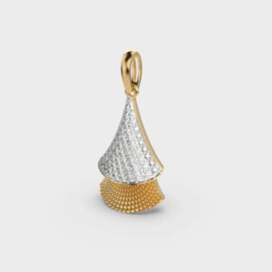 Trigonal Velvet Diamond Pendant Without Chain