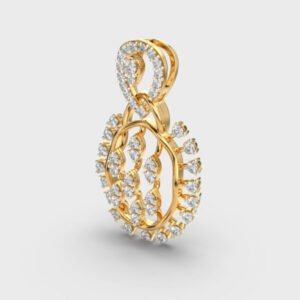 Enigmatic Luminance Diamond Pendant Without Chain