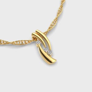 Modern Statement Diamond Pendant Without Chain
