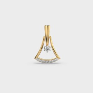 Blissful Bell Diamond Pendant Without Chain