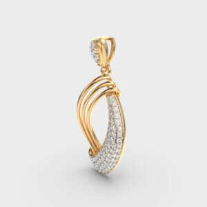 Radiant Rays Diamond Pendant