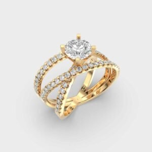 Celestial Solitaire Diamond Ring