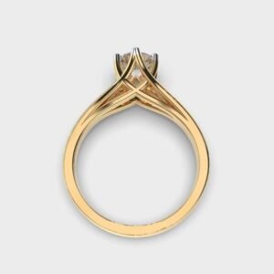50 Cent Solitaire Ever Charming Ring