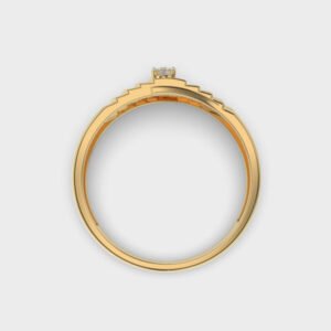 6 Cent Serpentine Diamond Band