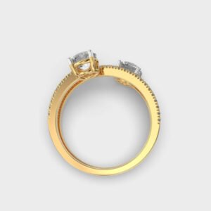 1 Carat Swirl Diamond Ring