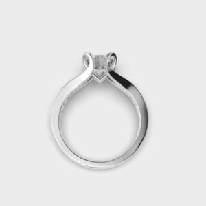 1 Carat Solitaire In Branching Band