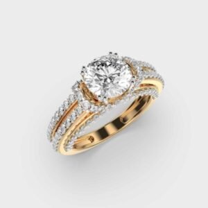 1 Carat Embellished Band Ring
