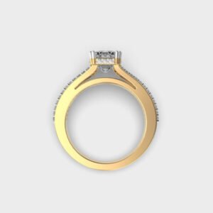 1 5 Carat Emerald In Branching Band