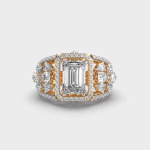 2 Carat Vintage Emerald Ring