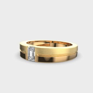 Regal Emerald Mens Ring