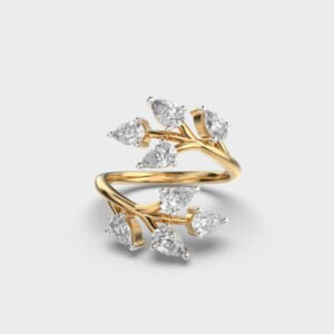 Entwining Diamond Ring
