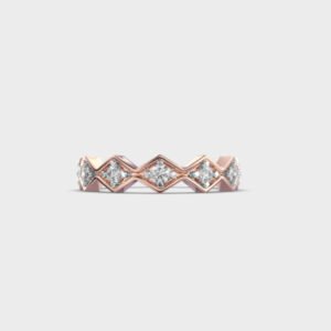 Glittering Diamond Band Ring