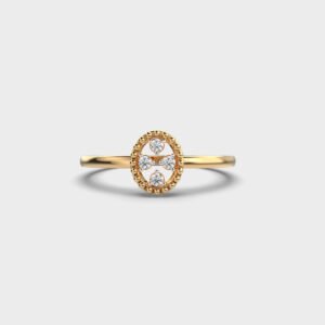Elementary Charm Diamond Ring