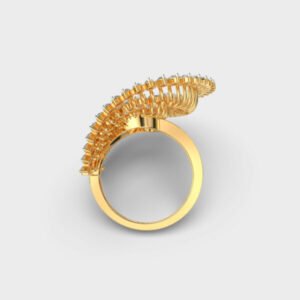 Sparkling Flambouyance Diamond Ring