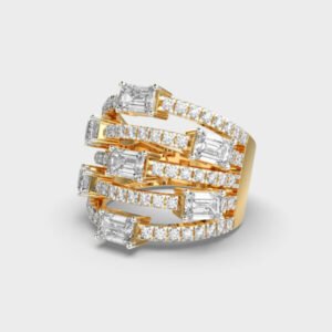 Opulent Trinity Diamond Ring