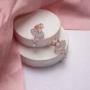 Starlight Deco Arch Diamond Earrings