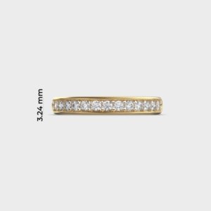 Delicate Arc Diamond Ring Band