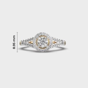 Arsinoe Round Cut Diamond Ring