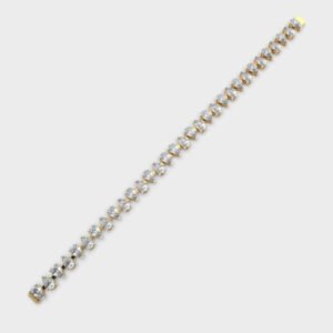 Pristine Pear Diamond Tennis Bracelet