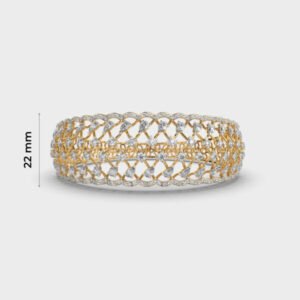 Dazzling Maharani Mesh Diamond Bracelet