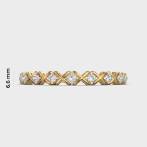 Cross And Nought Diamond Bracelet